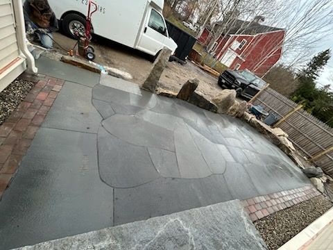 Patio Design & Construction for Organic Innovations Stonework and Design in Brunswick, ME