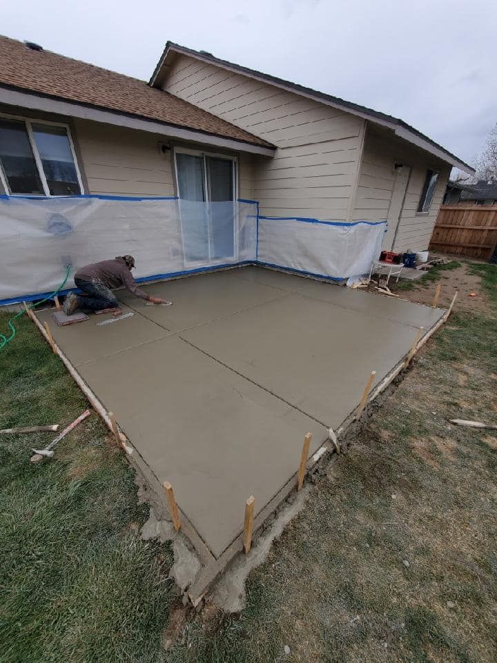Elevate your outdoor living space with our expert Patio Design & Installation service. Our team will transform your backyard into a stylish and functional area for relaxing and entertaining guests. for TJR Concrete and Construction in Bend, OR