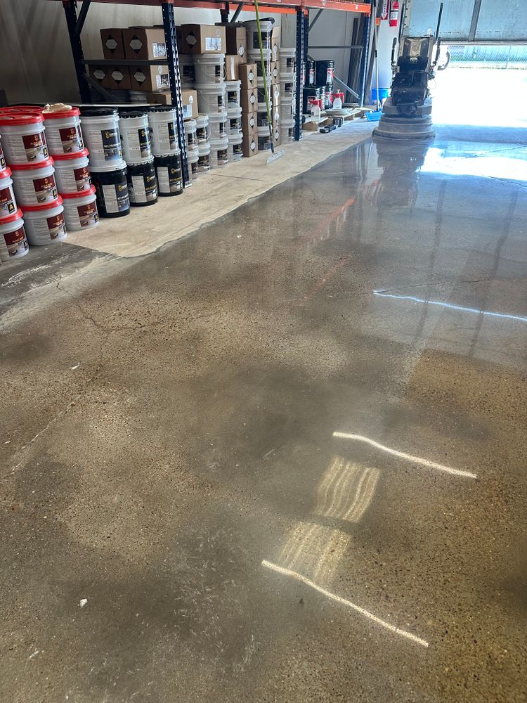 Polished Concrete  for Texas Curb N Borders in Houston, TX