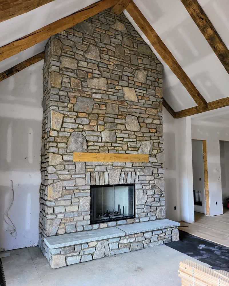Stonework and Walkways for C4 TrueVision Renovations in Asheville, NC