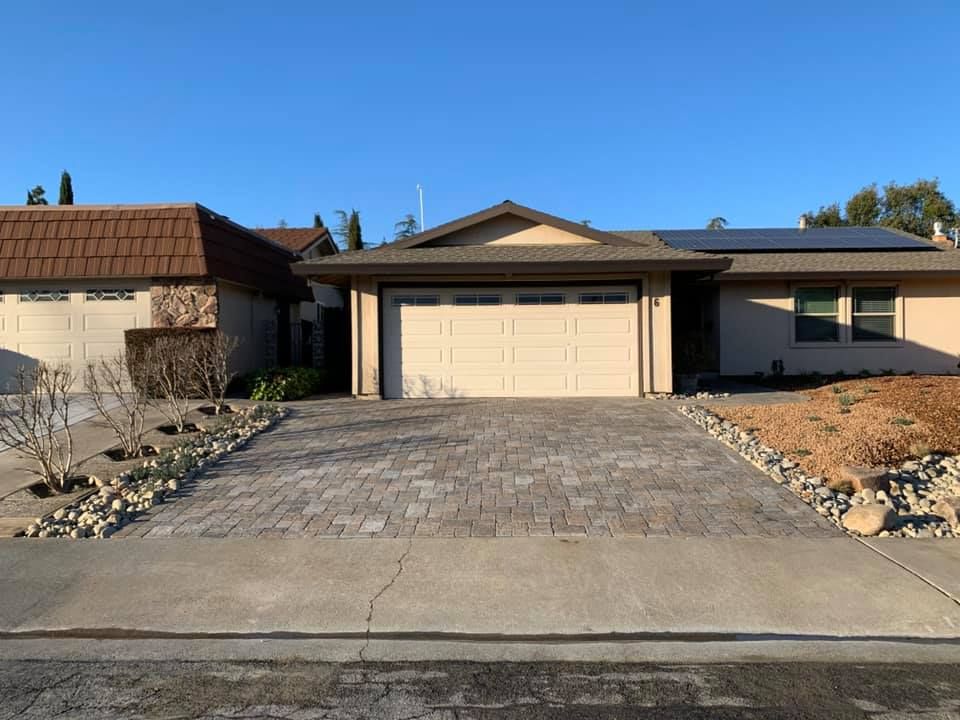 Our Concrete Driveways service installs durable, attractive surfaces that boost curb appeal, handle daily traffic, and last for years. Wondering what is concrete? It’s the strong foundation behind every driveway. for Blue Water Landscape Services in El Dorado Hills, CA