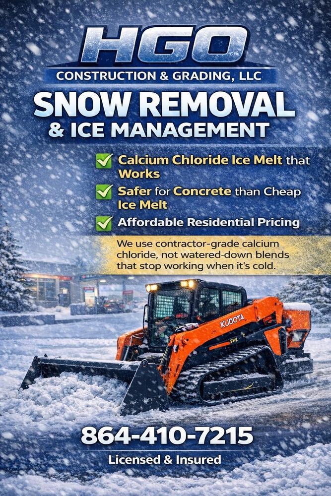 Concrete for HGO Construction & Grading LLC in Spartanburg, SC