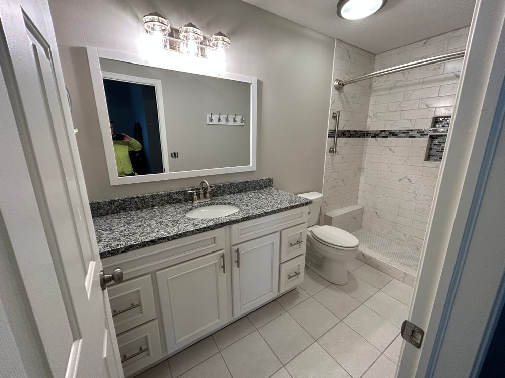Bathroom renovation  for CPIA Home Renovations in Des Moines, IA