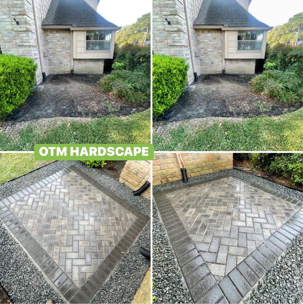 Patio Design for OTM Hardscape & Construction in Houston, TX