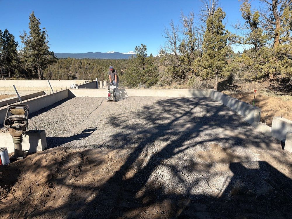 Foundation for TJR Concrete and Construction in Bend, OR