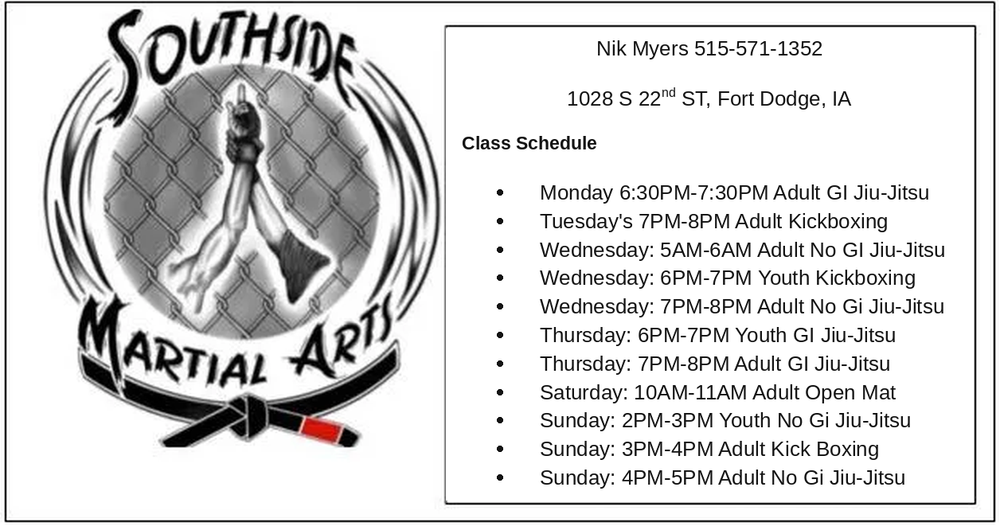 Southside Martial Arts team in Fort Dodge, Iowa - people or person