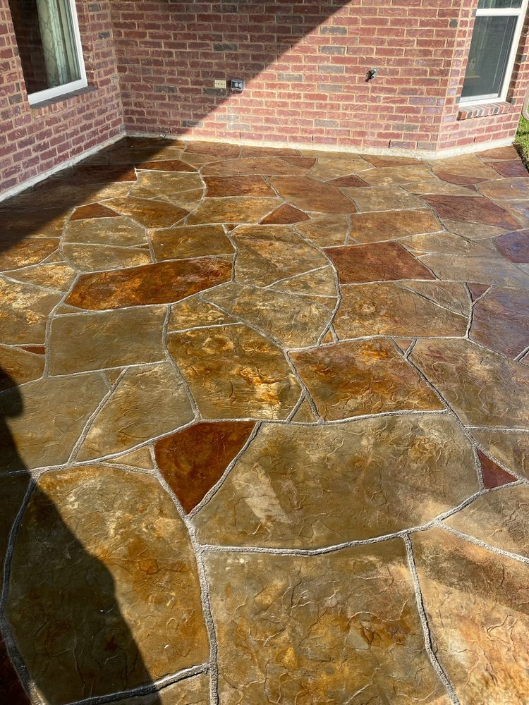 Stamped Concrete for Keen Decorative Concrete in Corpus Christi, TX