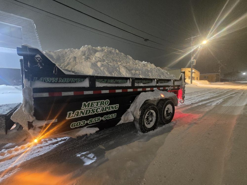 Mowing for Metro Landscaping in Derry, NH