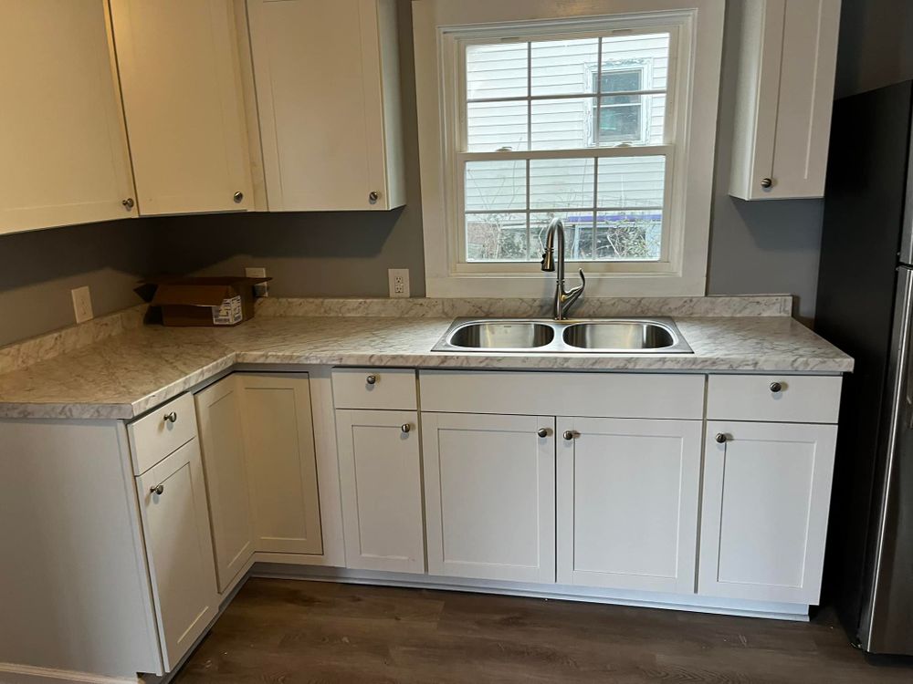 Transform your kitchen into a modern and functional space with our expert renovation services, combining innovative design and quality craftsmanship to enhance aesthetics while maximizing efficiency for an enjoyable cooking experience. for Harmon Group in Bessemer City, NC