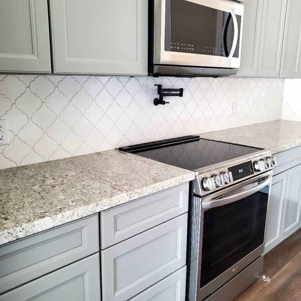 Enhance your kitchen or bathroom with our Backsplash service, offering a variety of tile options to complement your decor and protect walls from splashes. Visit our showroom for inspiration. for D&J Custom Floors in Nederland, TX