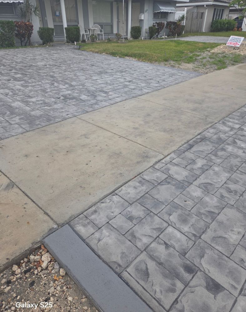 All Photos for Beautiful and Affordable Stamped Concrete by Castilla Concrete Finish Design Corp in Sunrise, FL