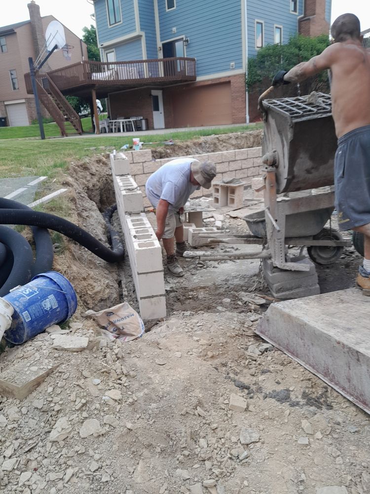 Retaining Wall  for Joseph Little Home Improvements in Pittsburgh, PA