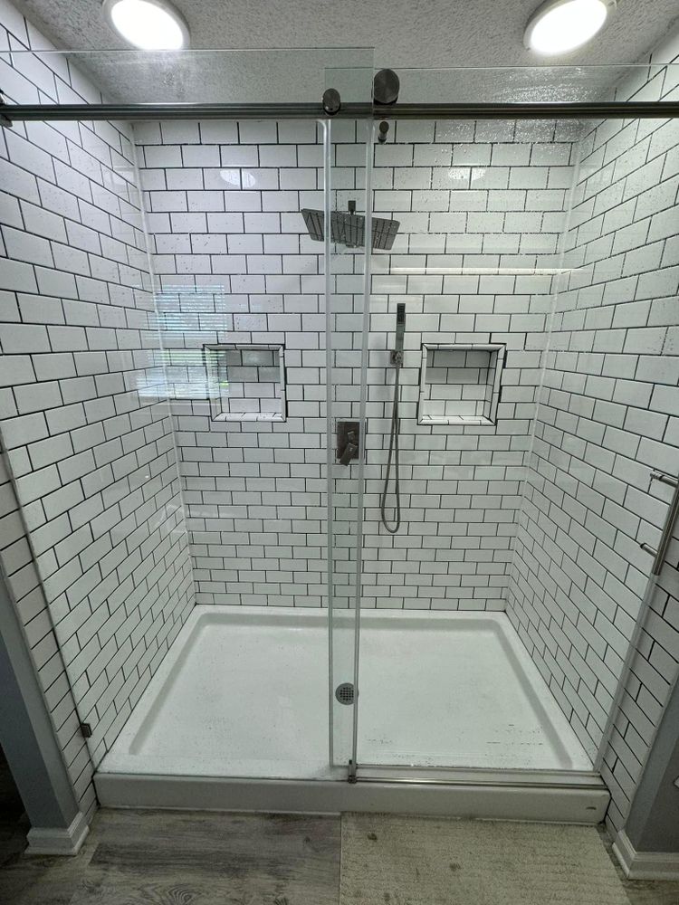 Our professional cleaning service for shower tiles and glass doors will restore sparkle and shine to your bathroom, providing a refreshing and hygienic environment for you and your family. for McCollum Tile in Hartwell, GA