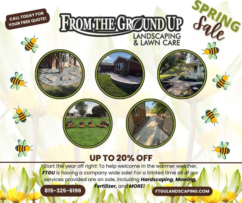 Mowing for From the Ground Up Landscaping & Lawncare in New Lenox, IL