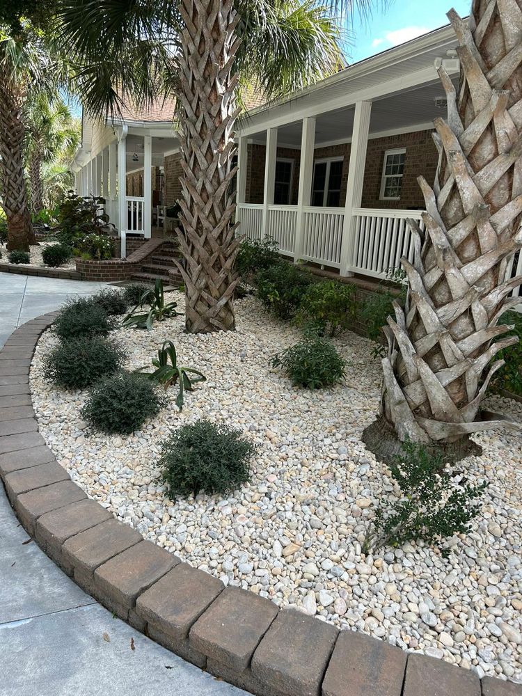 Transform your outdoor space with our expert hardscape installation services, offering durable and stylish solutions like patios, walkways, and retaining walls that enhance the beauty and functionality of your landscape. for Top Notch Landscape in Sneads Ferry, NC