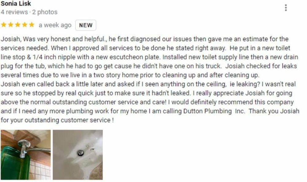 All Photos for Dutton Plumbing, Inc. in Indianapolis, IN