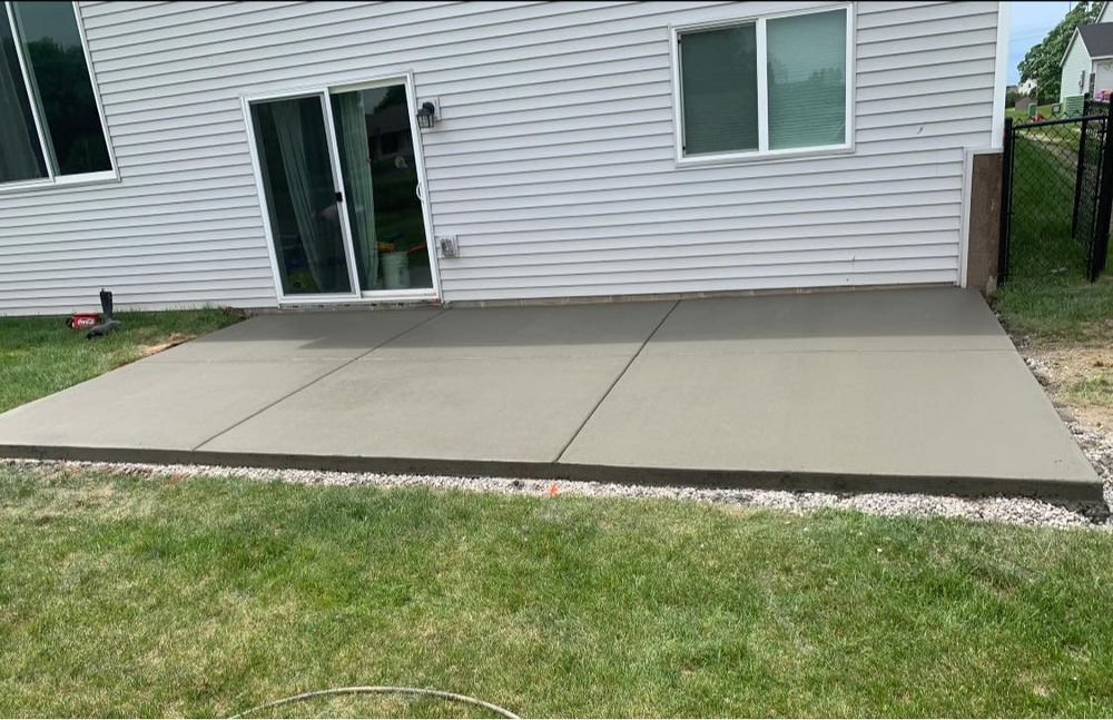Commercial Concrete for Outdoor Dynamics LLC in Sherburne County, MN