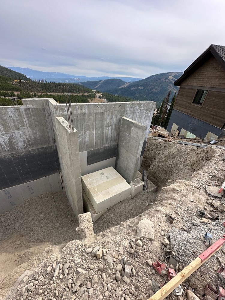 Dirt Work for R&H Homes in Bozeman, MT