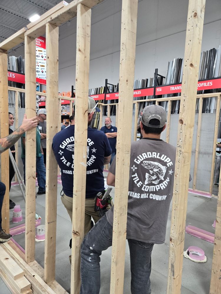Certifications & Training for Guadalupe Tile Company in New Braunfels, TX