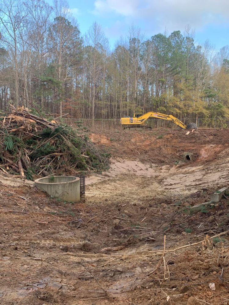 Excavation and site prep for Dodelin Grading and Septic in Fortson, GA