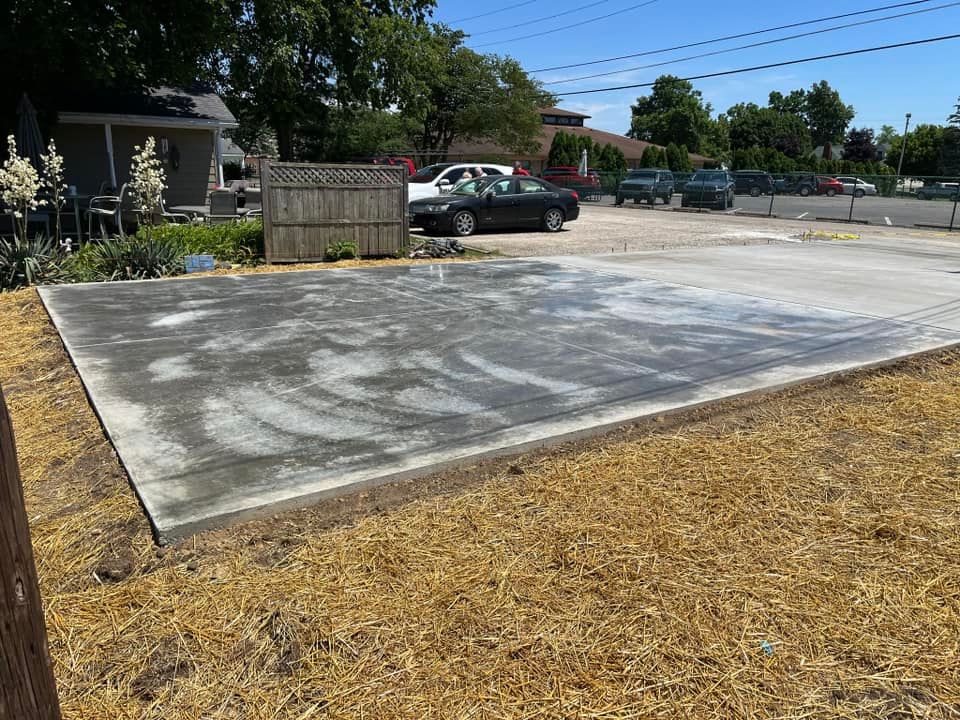 Concrete for KW Earthworks in Connersville, IN