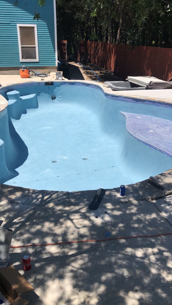 Swimming Pool Renovations: for UBER FORCE in San Antonio, TX