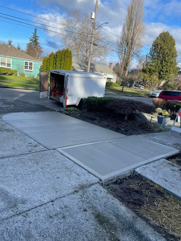 Concrete for MD Construction & Sewer in North Yelm, WA