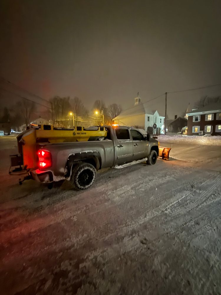 Our snow removal service ensures your property stays safe and accessible during winter, efficiently clearing driveways and walkways so you can enjoy hassle-free convenience without lifting a shovel. for CWB Lawn Care & Landscaping in Franklin County, ME