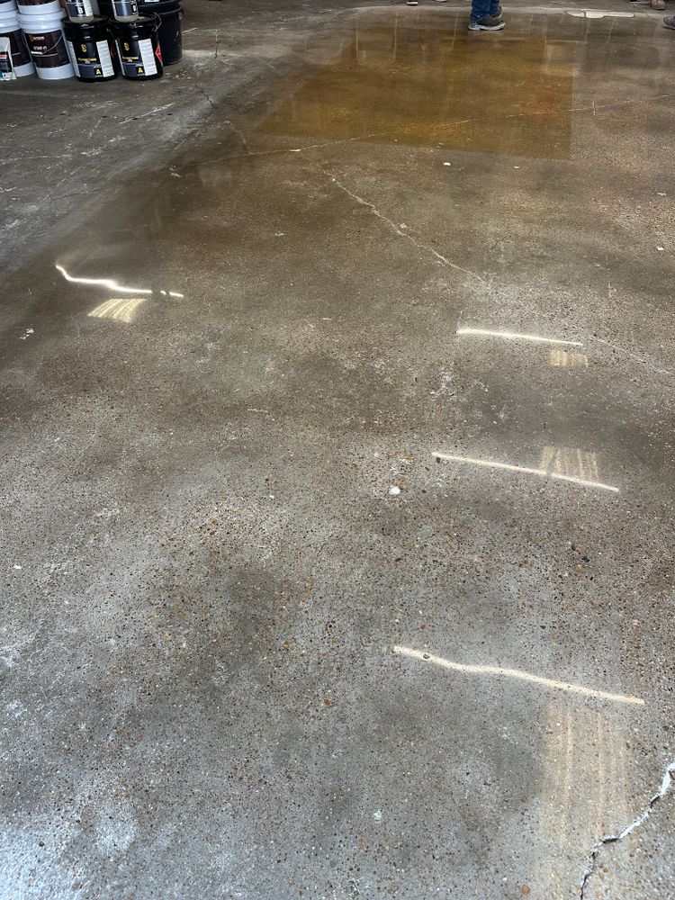 Polished Concrete  for Texas Curb N Borders in Houston, TX