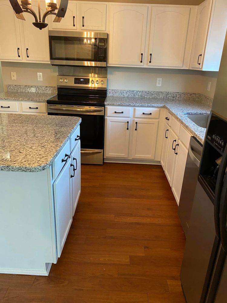 Revitalize your kitchen with our expert cabinet refinishing services. We transform outdated cabinets into stunning, like-new features, enhancing your home's aesthetic and value while providing a cost-effective renovation solution. for Luck Painting in Summerville, SC