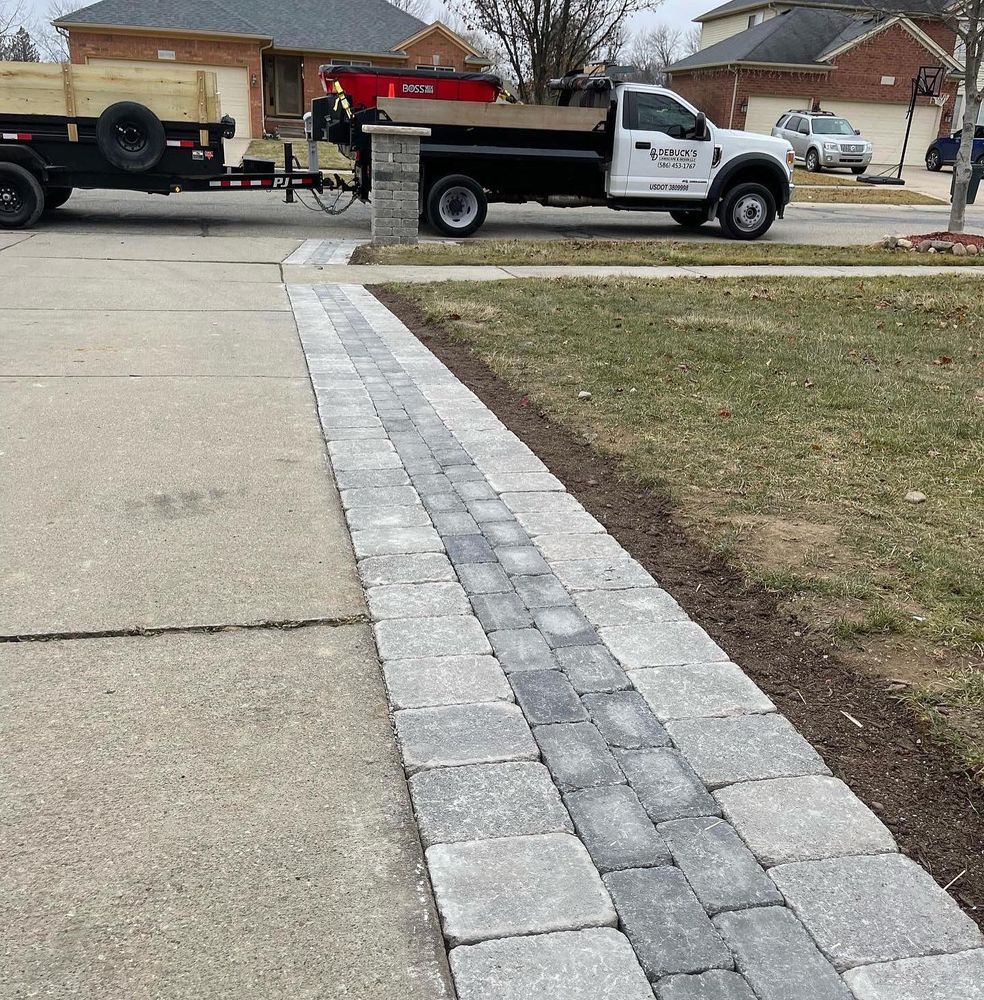 Hardscaping for DeBuck’s Landscape & Design in Richmond, MI