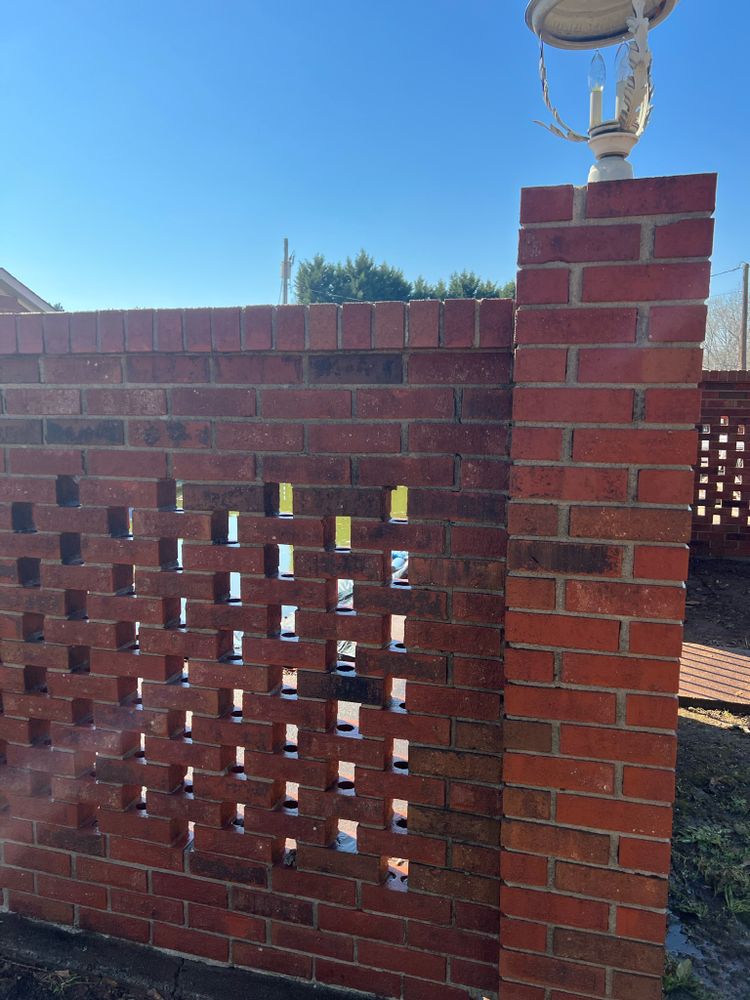 Brick cleaning for JB Applewhite's Pressure Washing in Anderson, SC