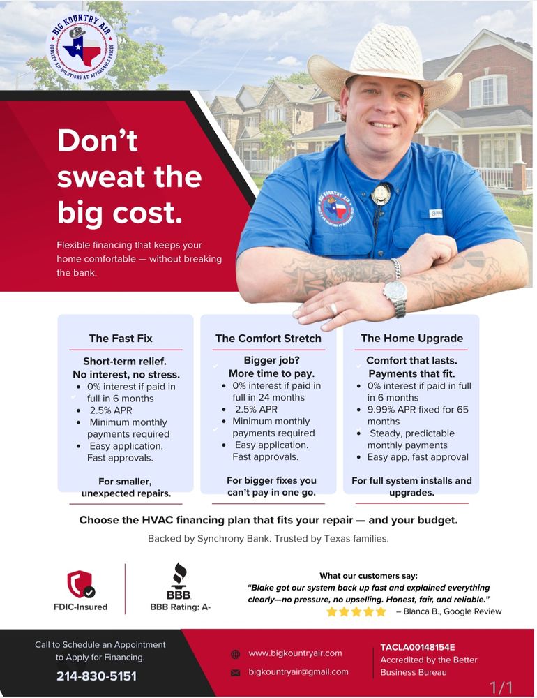 All Photos for Big Kountry Air in McKinney, TX