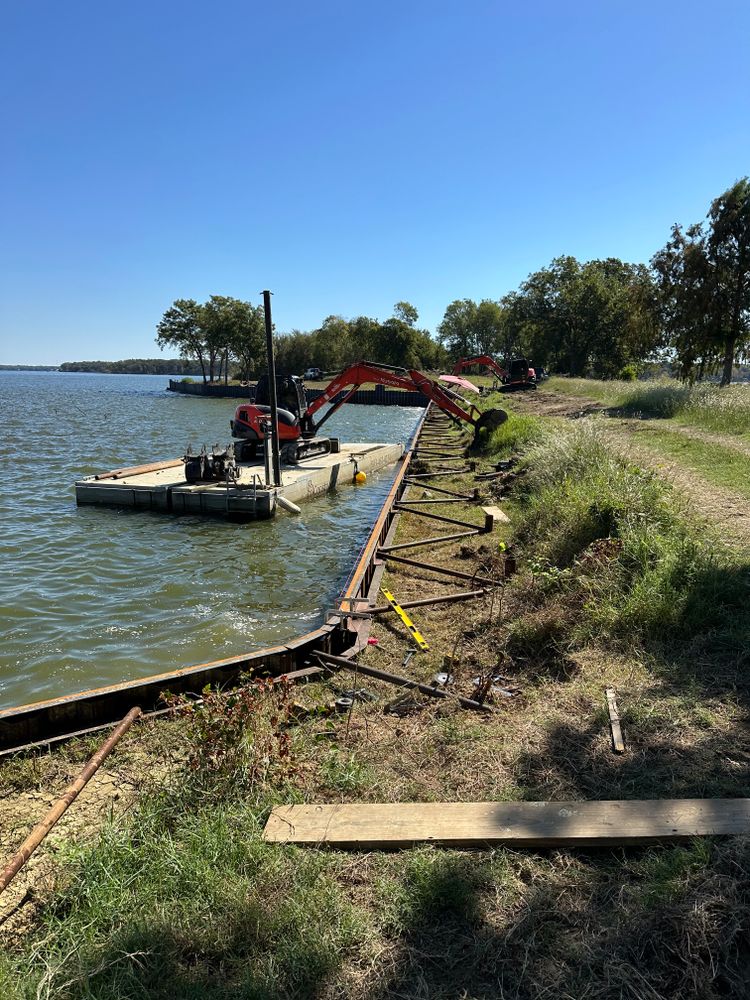 Bulkheads for BR Construction LLC  in Corsicana, TX