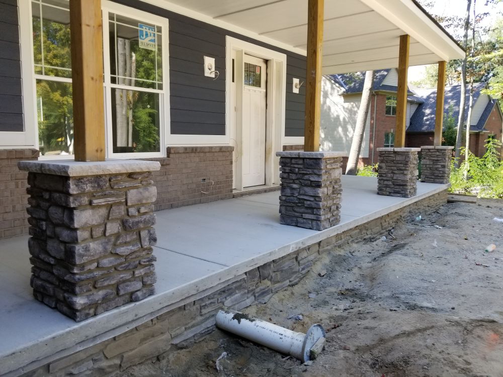 Stone Veneer for D&K Customs in Brighton, MI