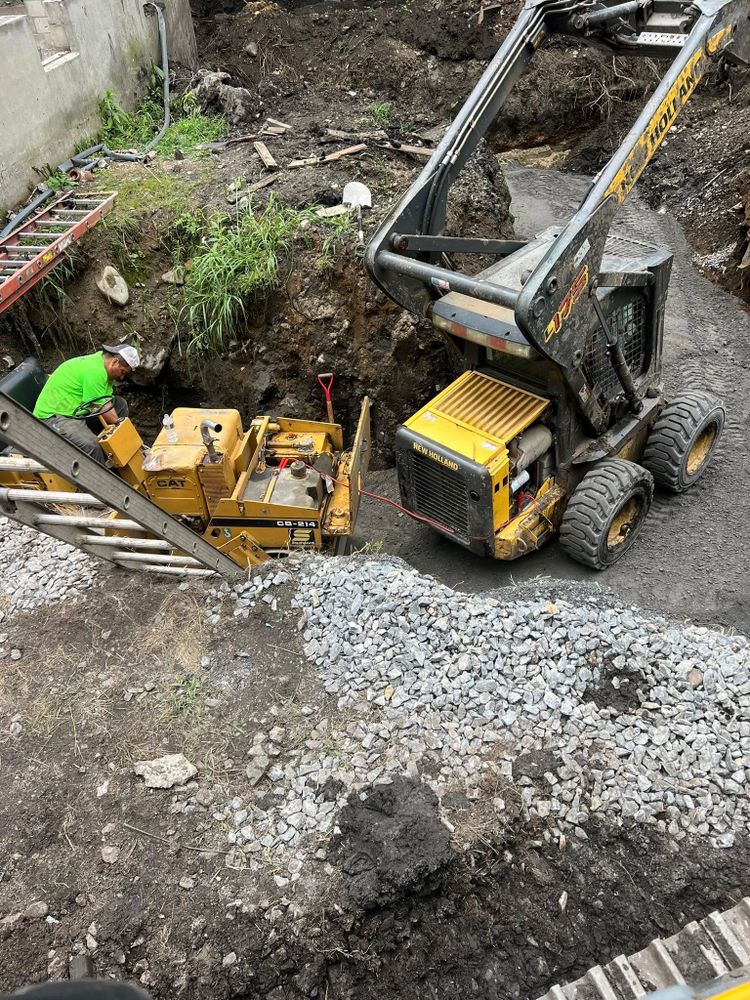 Excavating for Redwood Construction in Cranston, RI