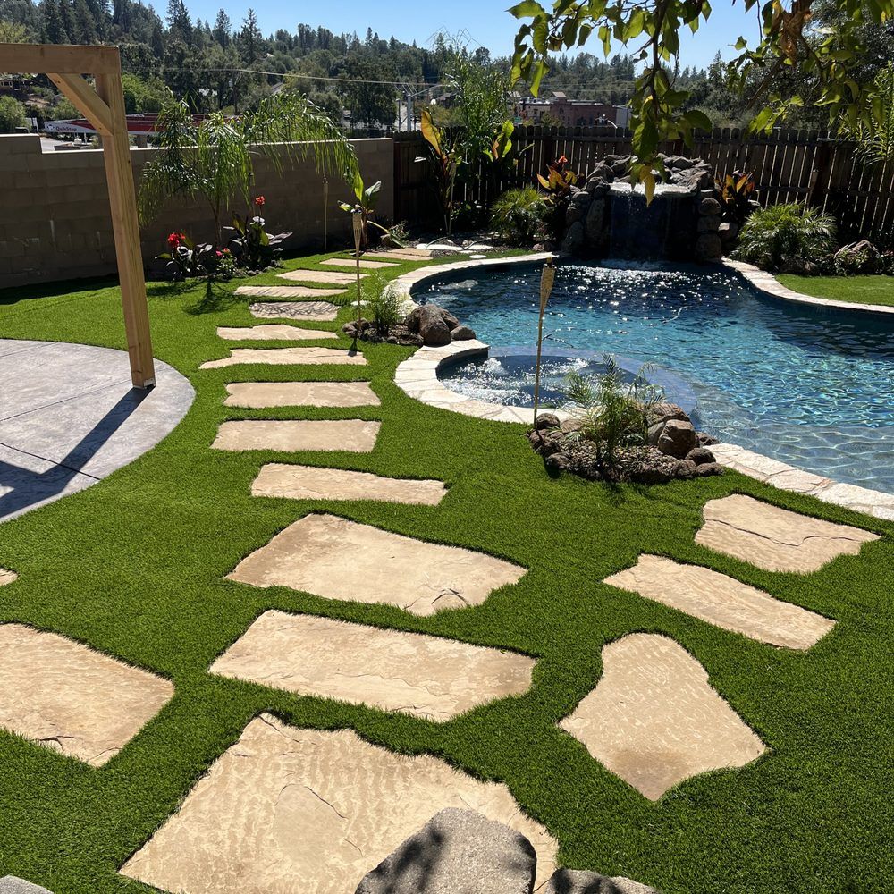 Transform your outdoor space with our high-quality artificial turf, offering a lush, low-maintenance lawn that's durable and eco-friendly. Enjoy year-round greenery that enhances curb appeal effortlessly. for Diamond Landscape & Hardscape in Diamond Springs, CA