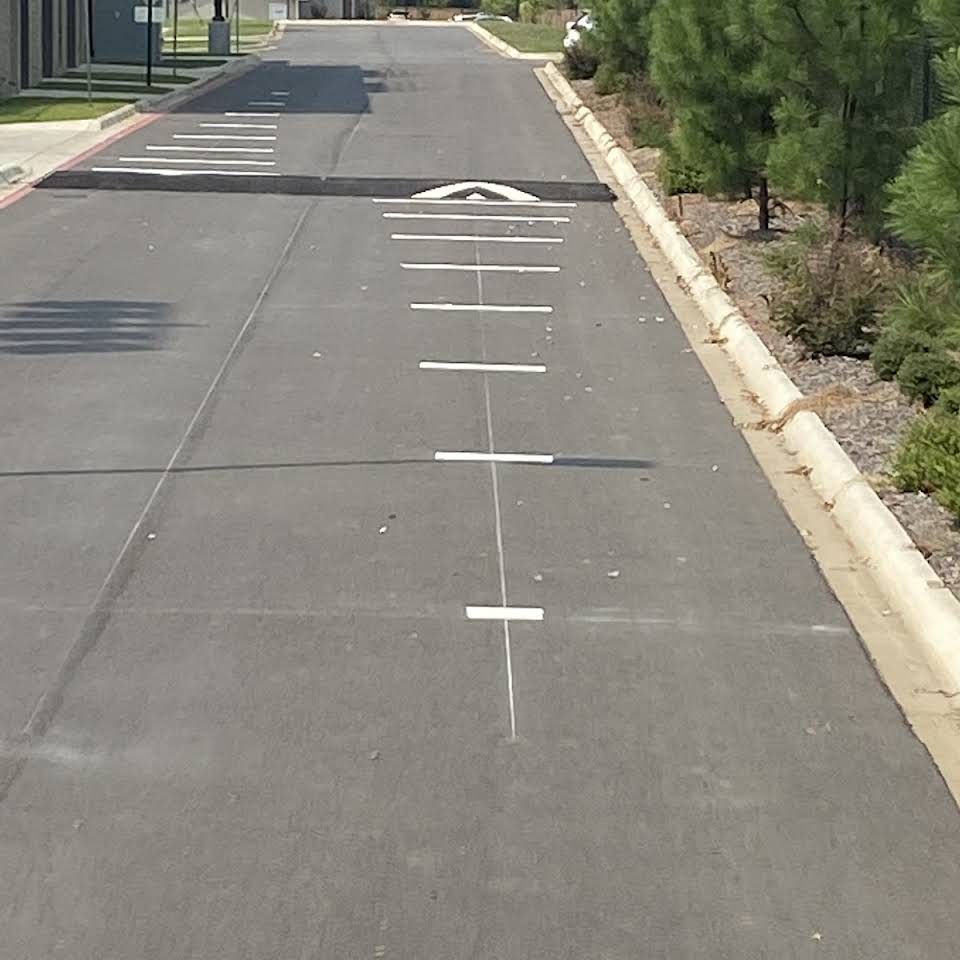 Parking Lot Striping for Straight Line Striping in Little Rock, AR