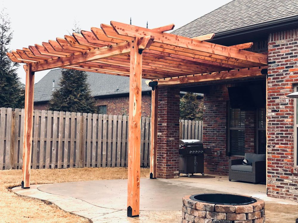 Custom Pergolas for Ozark Deck Company in  Rogers, Arkansas