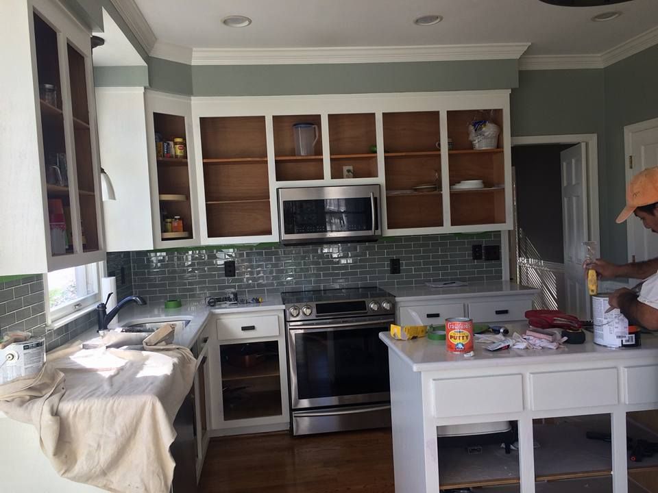 Transform your home with our Kitchen and Cabinet Refinishing service, offering expert craftsmanship that revitalizes old cabinets with a fresh, stylish finish. Enhance durability and upgrade aesthetics without the cost of replacement. for Landin Painting & General Renovations in Raleigh, NC