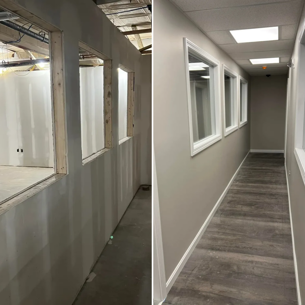 Before & After  for Suter & Sons Painting in Amherst, Western Massachusetts