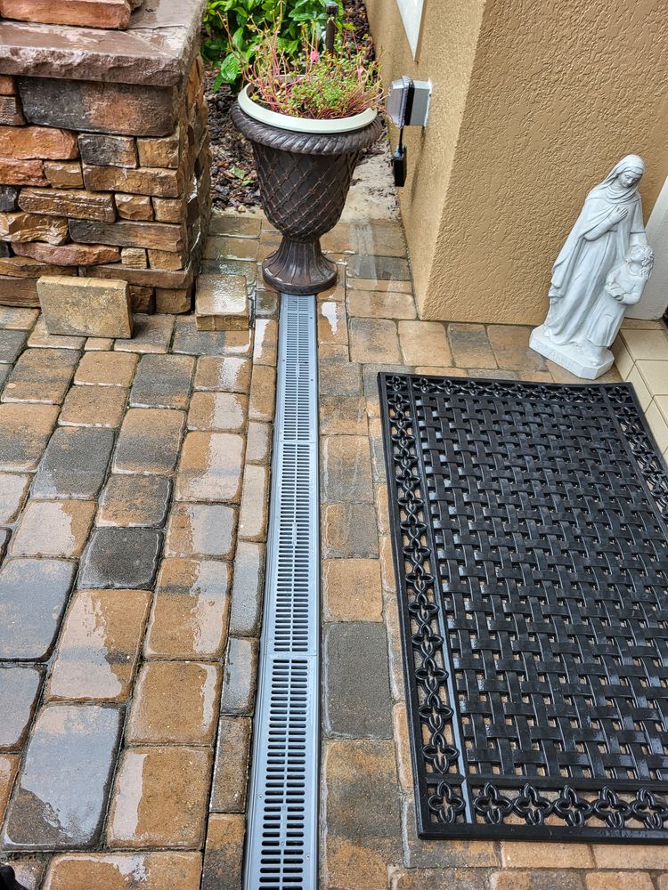 CHANNEL DRAINS for Sam's French Drains and Landscape in Orlando, Florida