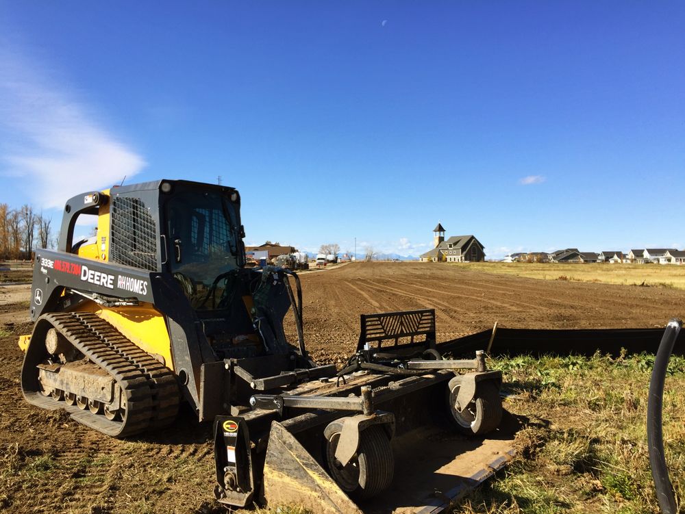 Dirt Work for R&H Homes in Bozeman, MT