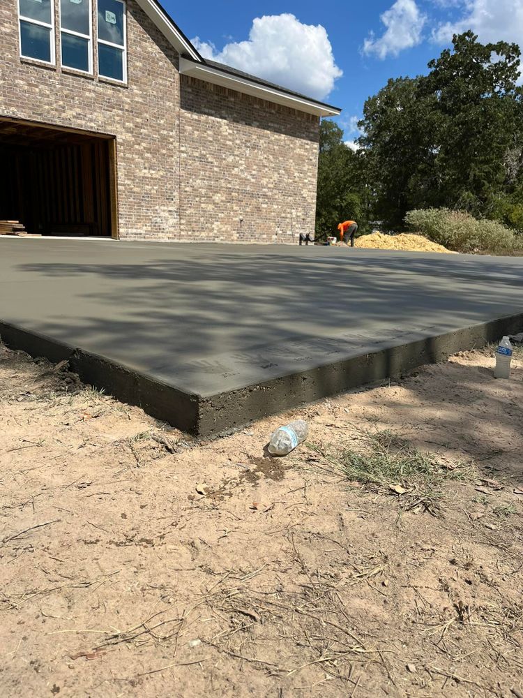Concrete for Mel Concrete and Construction in College Station, TX