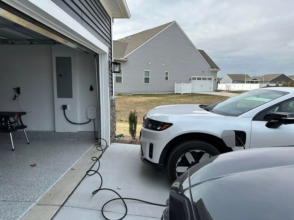 Our EV Charger Installation service seamlessly integrates with your home's electrical system, complementing our expert outlet and switch installation to ensure safe, convenient charging for your electric vehicle. for Triple J Electric LLC in Milford, DE