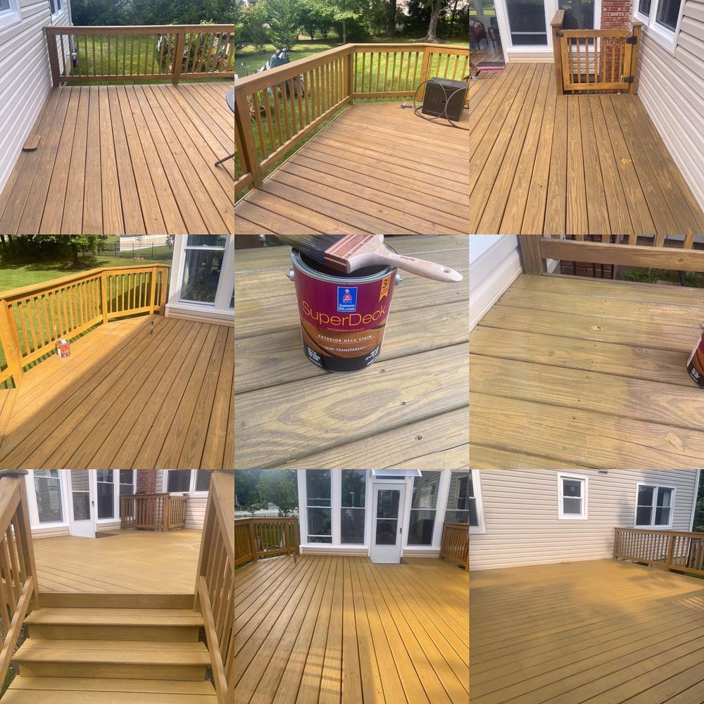 Our Deck Staining service will enhance the appearance and protect the wood of your deck, increasing its longevity and improving your outdoor living space. Trust our experts for a professional finish. for D.A.D Painting and Repairs in Old Bridge,  NJ