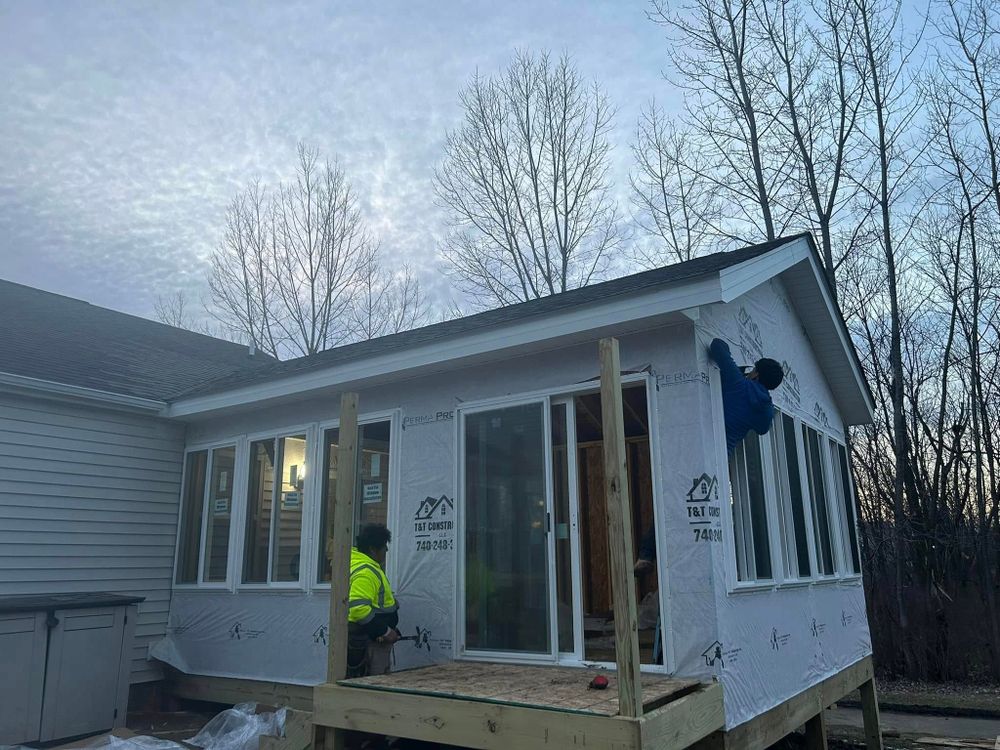 Exterior Renovations for T&T Construction in Laurelville, OH