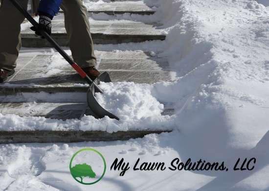 Our snow removal service ensures your driveway and walkways are kept clear and safe during winter. Trust our professional team to efficiently handle all your snow removal needs. for My Lawn Solutions LLC in Milford, OH