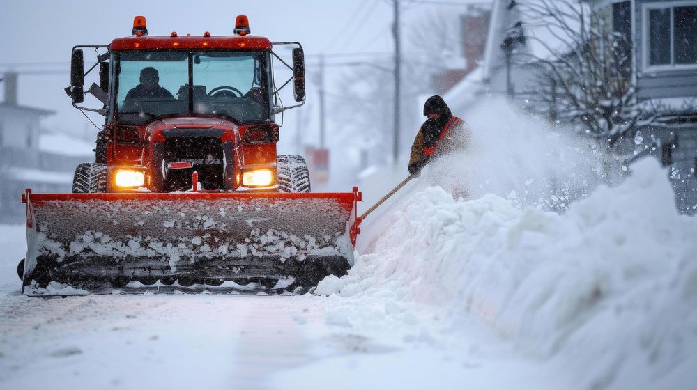 Our Snow Removal and Ice Management service ensures safe, accessible driveways and walkways through efficient snow clearing and de-icing solutions, providing peace of mind throughout the winter season. for Louisville Earth Movers in Crestwood, KY