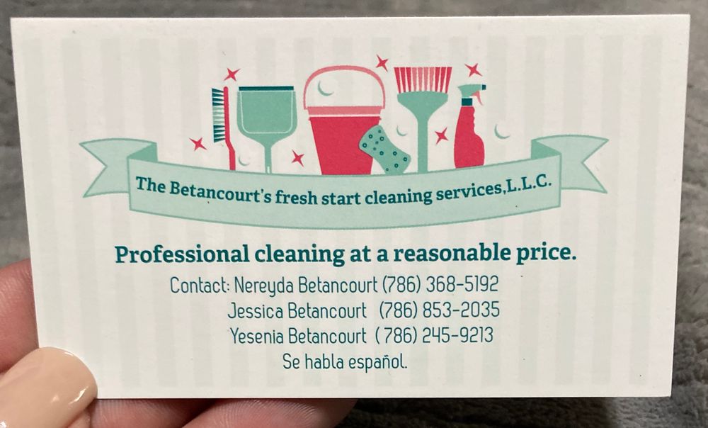 Fresh Start Cleaning Services team in Miami, FL - people or person